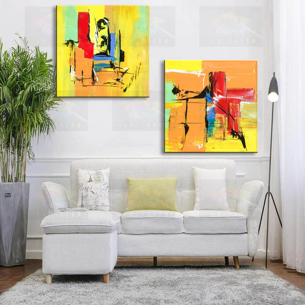 handmade oil painting on canvas modern 100%  Best Art Modern Abstract oil painting original  directly from artis CX2-B (4)