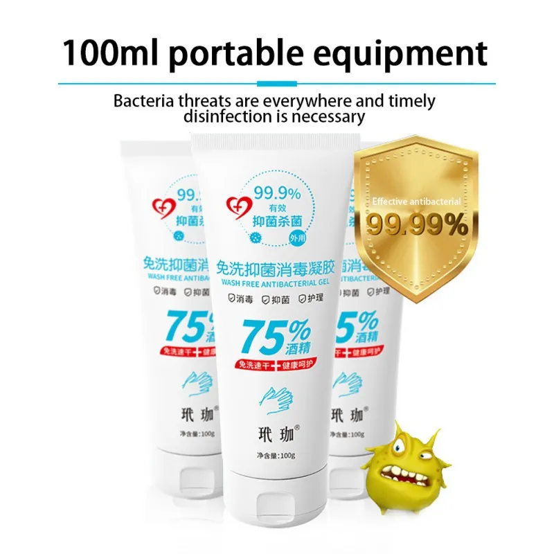 

100ml Gel Hand Sanitizer Disposable Hand Sanitizer Gel Pocket Size