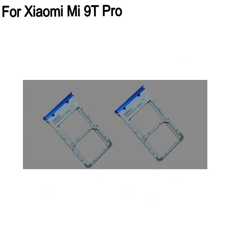 100% Vassoio Per Scheda Sim Blu Per Xiaomi Mi 9 T Pro Vassoio Per Scheda Sd Supporto Per Scheda Sim Cassetto Per Scheda Sim Per Parti Xiaomi Mi 9 T Pr