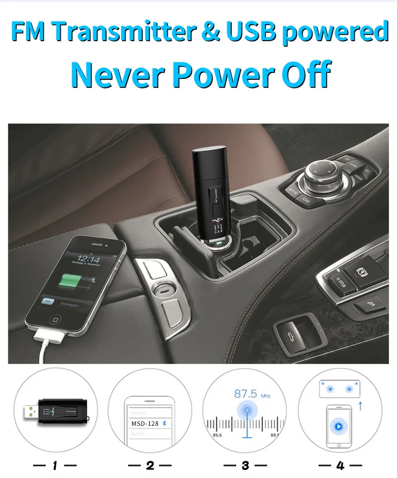 ABDO Usb автомобильный Bluetooth аудио кабель Соединительный приемник адаптер беспроводной fm-передатчик AUX передатчик для автомобиля спикер плеер
