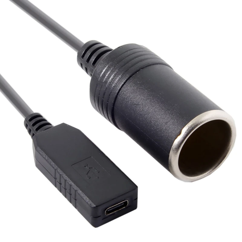 Usb-C Usb 3,1 type C к прикуривателю зарядное устройство для сосудов кабель 20 в 100 Вт Авто аксессуары для интерьера