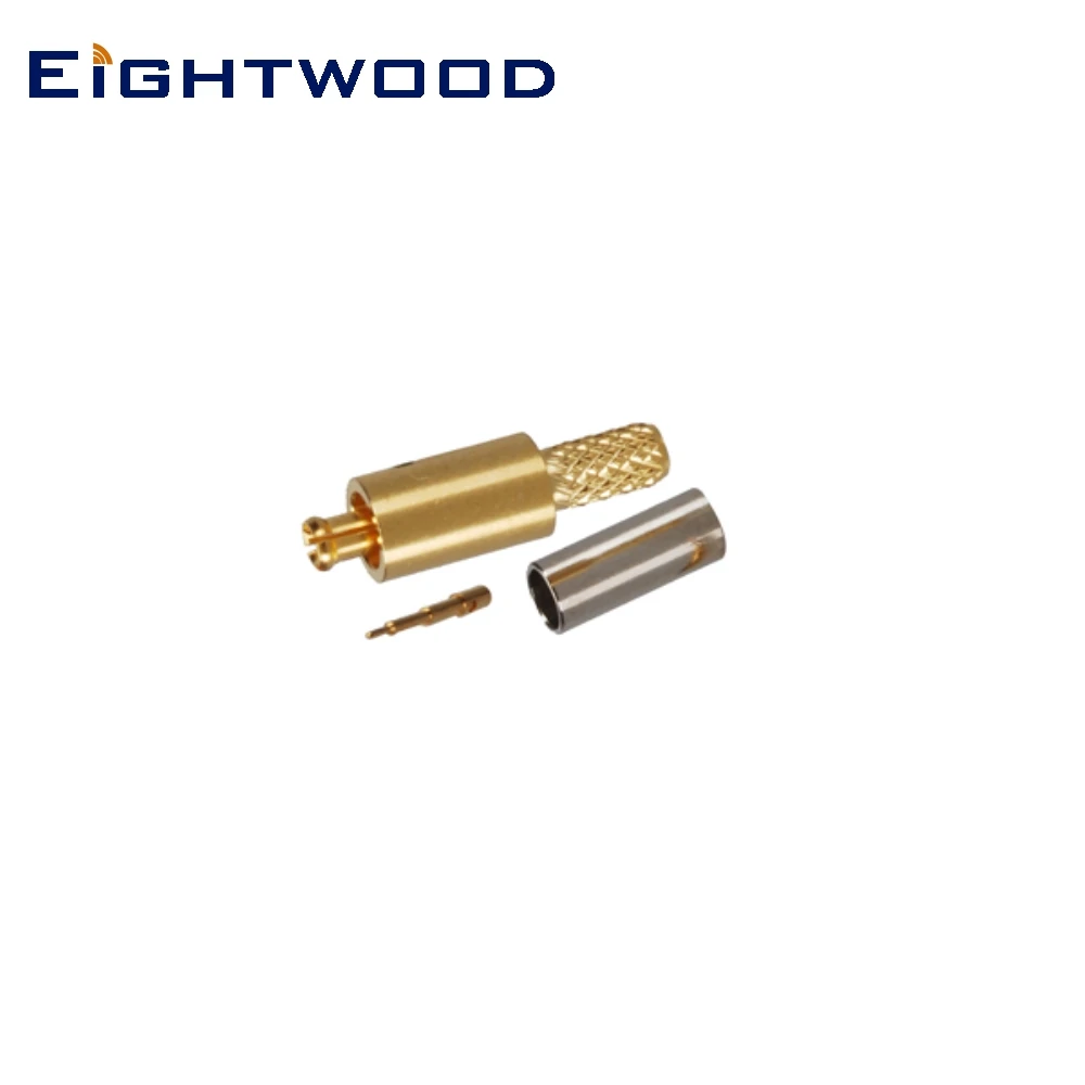 Eightwood 5 шт. mc-карты штекер RF коаксиальный разъем адаптер для RG316 RG178 RG174 LMR100 коаксиальный кабель 50 Ом
