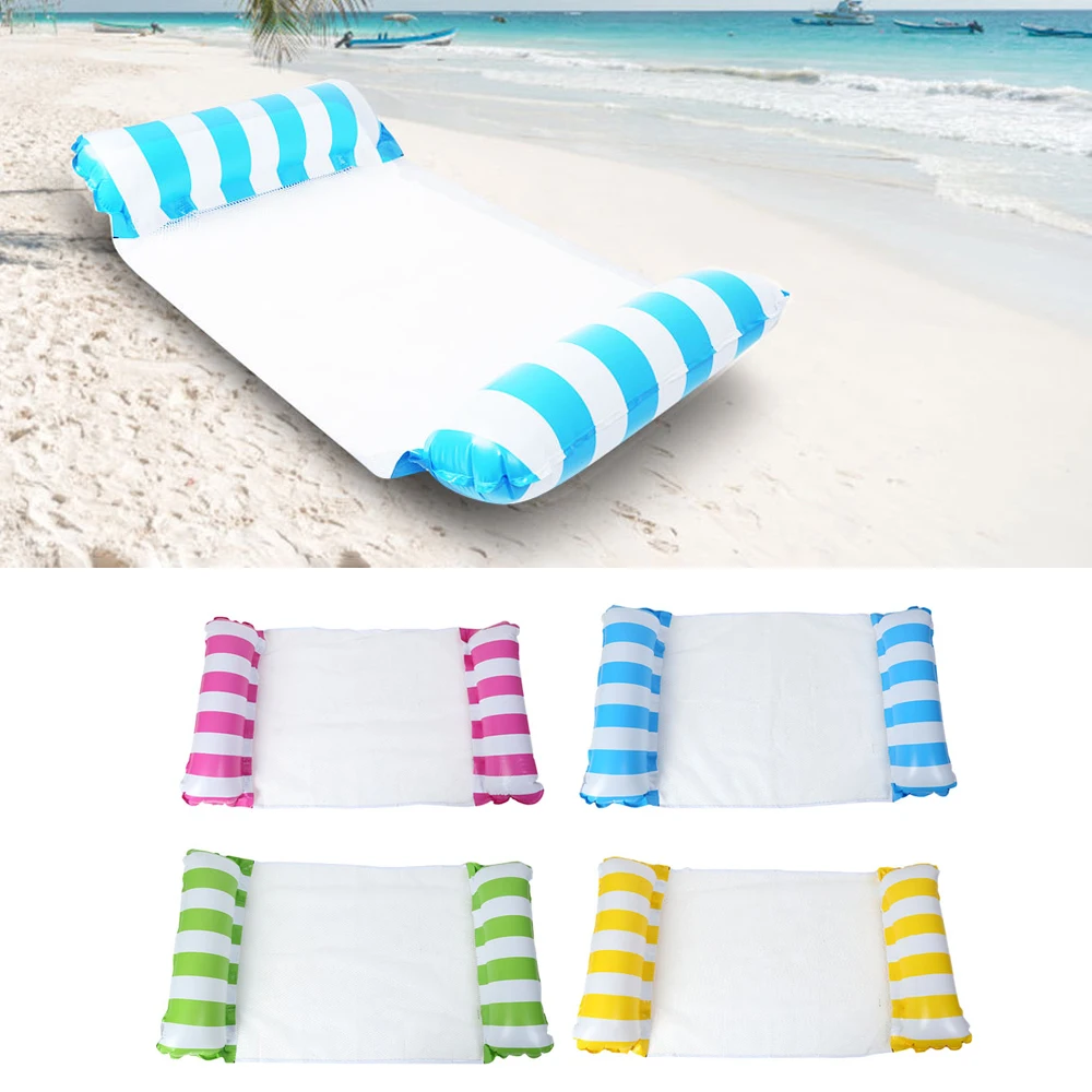 Summer-Water-Hammock-Inflatable-Floating-Mattress-Swimming-Pool-Lounge-Bed-Foldable-Air-Mattress-Swimming-Pool