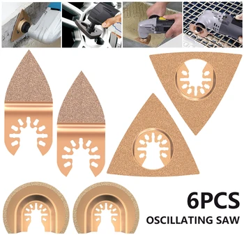

5/6/8pcs Oscillating Multi Tool Saw Blades for Renovator Power Tools As Fein Multimaster Dremel Electric Tools Accessories