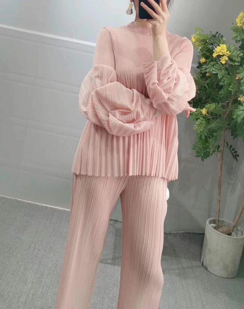 LANMREM 2020 New Fashion Pleated Irregular