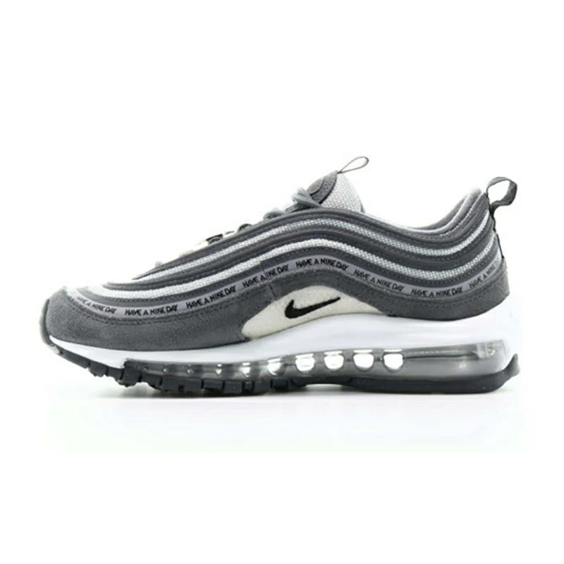 Оригинальные женские дышащие кроссовки для бега Nike Air Max 97 OG, спортивные уличные кроссовки, удобные, визуально увеличивающие рост, классические, 917646-600 - Цвет: 923288-001