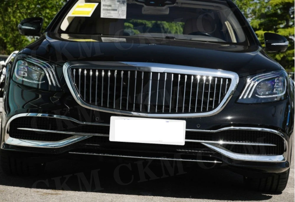 ABS передний бампер решетка сетки гонки гриль крышка лифтинг для Benz S Class W222 S320 S350 S400 S560 S600 S680 S65