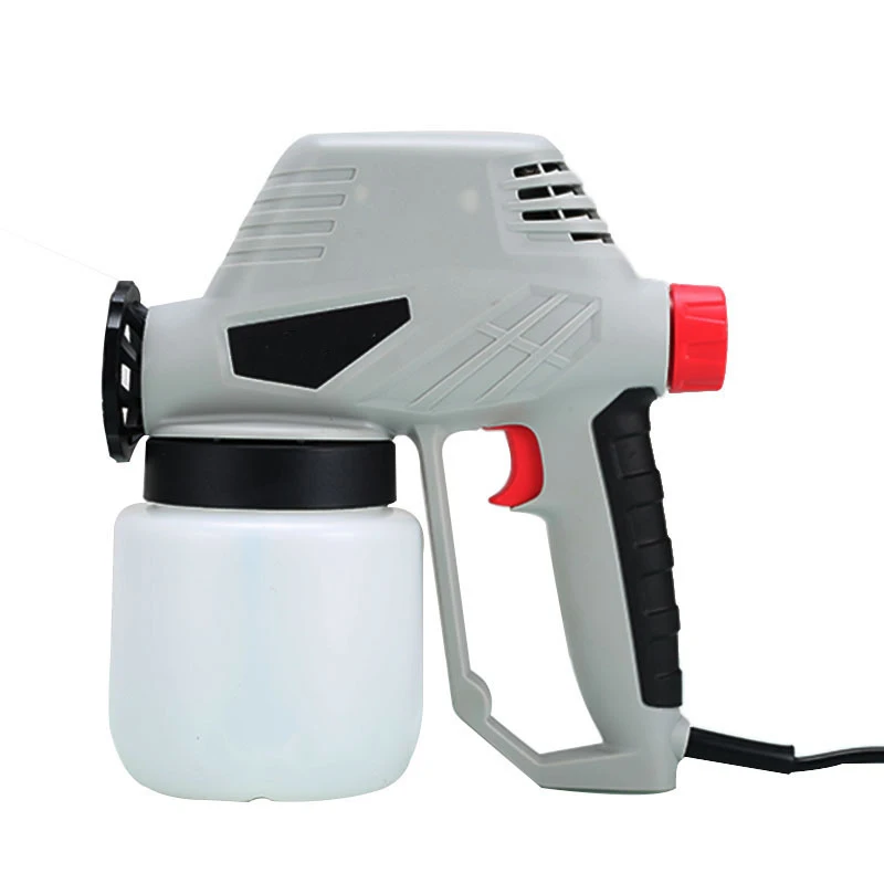

130W Removable high pressure electric spray gun cake chocolate spray adjustable latex paint spray gun nozzle 0.8mm spool 0.5mm