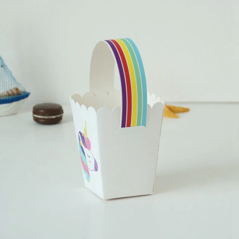 20 шт./упак. крафт Бумага подарок с Unicorn мешки для упаковки поставки сумка пищевые сладости и конфеты, бар мешки упаковки вечерние Свадебные украшения
