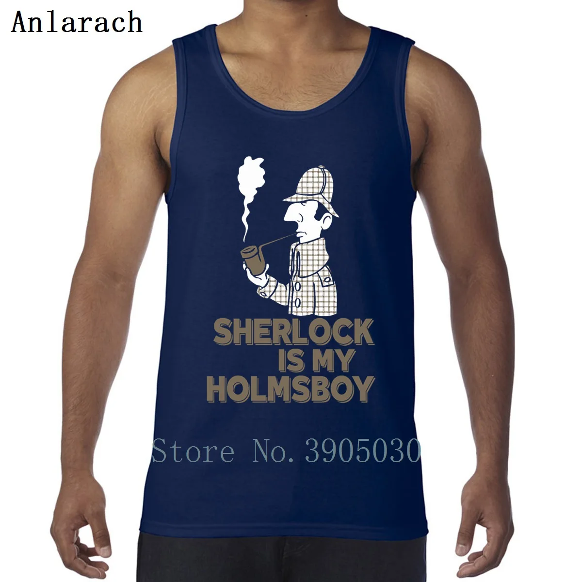 Шерлок Холмс Fan Sherlock Is My Holmsboy жилет Лучшие Формальные тренировки майки для мужчин отличный летний дизайн высокое качество