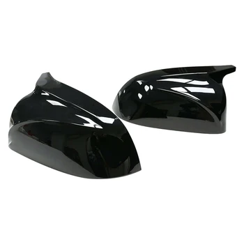 

Horn Style Rear View Mirror Cover Cap Shell Replacement Trim fit for BMW X3 G01 X4 G02 X5 G05 2018 2019 2020