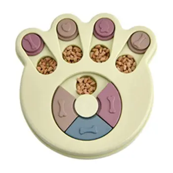 

Interactive Dog Puppy Slow Feeder Bowl Nontoxic Dog Food Dispenser Fun IQ Training Educational Game Slow Feed Bowl