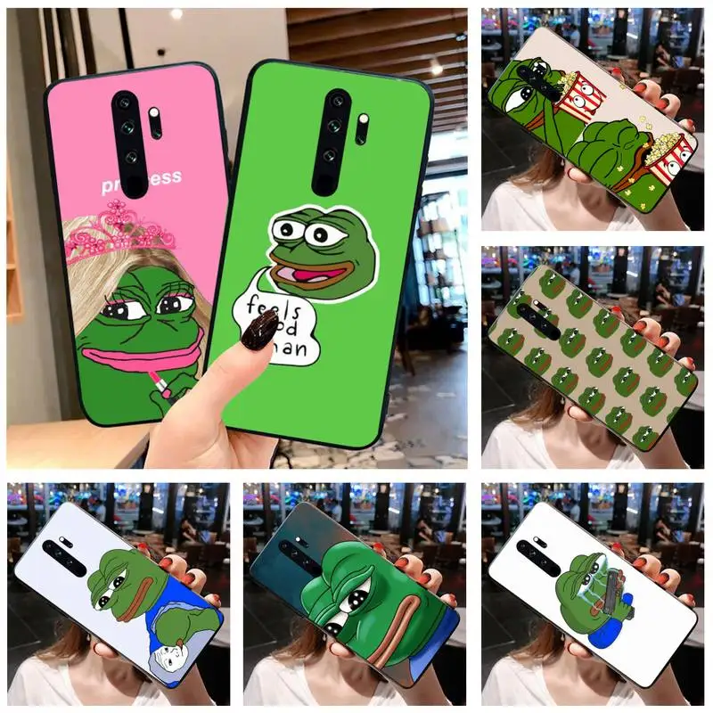 Smug Frog Pepe чехол для телефона Redmi Note 9 8 8T 8A 7 6 6A Go Pro Max K20 K30 Pro|Бамперы| |
