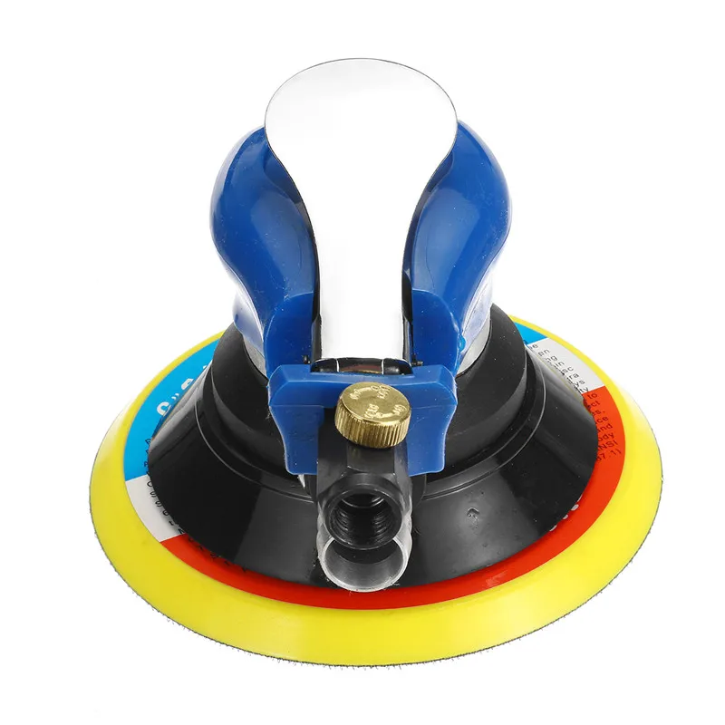 New 6 Inch Pneumatic Palms Random Orbital Sander Polisher Air Powered Orbit Polisher Dual Action Po