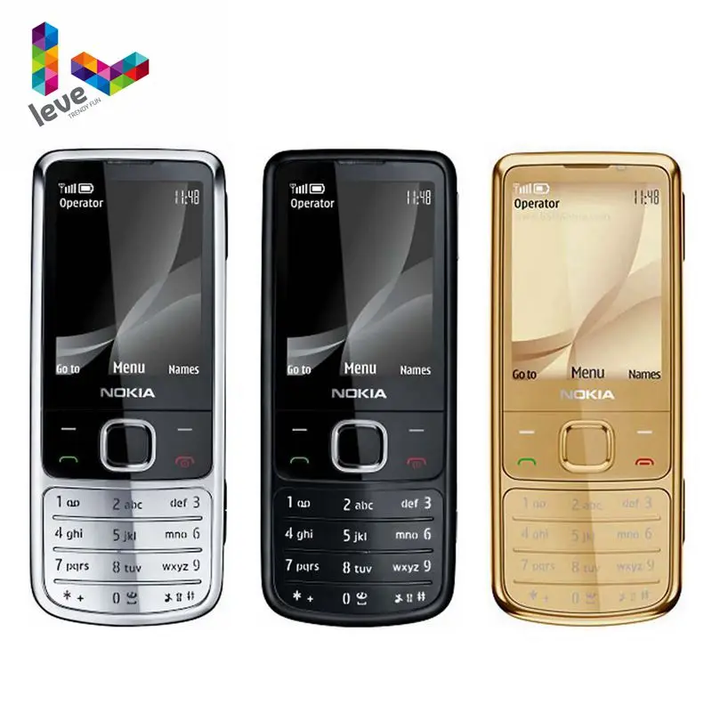 Original Unlocked Nokia 6700 Classic Cellphone Nokia 6700C GSM 5MP Support Russian&Arabic Keyboard Refurbished Mobile Phone