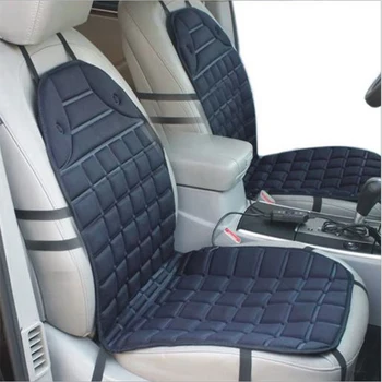 

2Pcs In 1 Fast Heated & Adjustable Black/Grey/Blue/Red Car Electric Heated Seat Car Styling Winter Pad Cushions Auto Covers