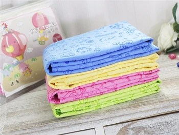 

85X33cm Dog Towel Quick-dry Imitation Buckskin Ultra-Absorptive Bath Towel Strong Suction Multipurpose Pet Towel for Cat Animal