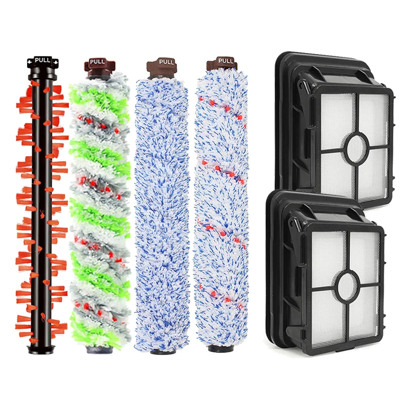 Multisurface Roller Brush & Hepa Filter For Bissell Crosswave 1785