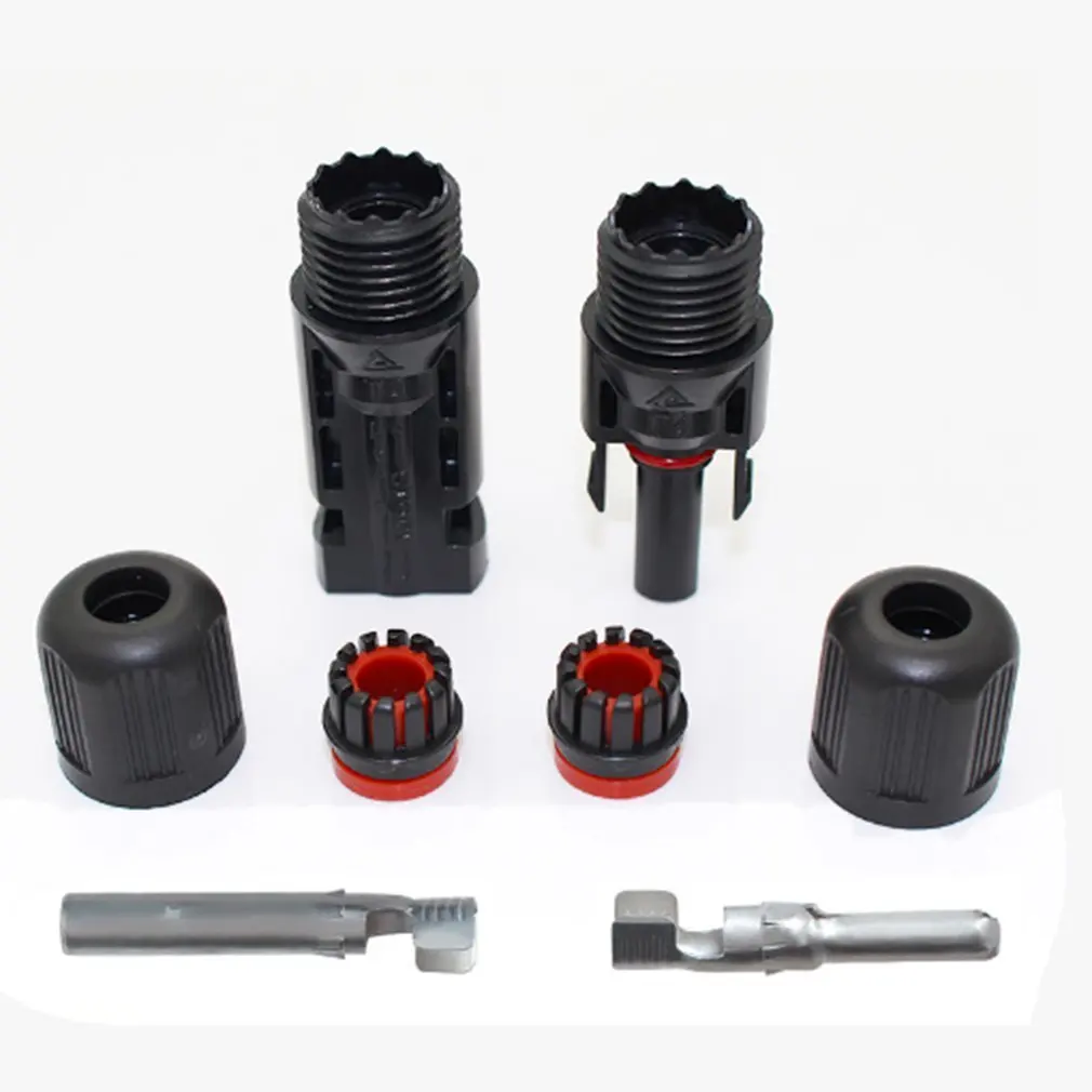 MC4 Solar Cable Connectors Male Female for Solar Panels Photovoltaic Systems IP68 4.0 MM 1pair/5pair/10pair/20pair