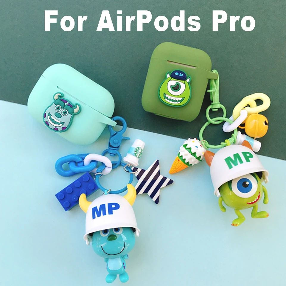 Милый мультяшный силиконовый чехол для Apple Airpods Pro 3, чехол, аксессуары, Bluetooth наушники, мягкий чехол, беспроводная гарнитура, чехол, сумка