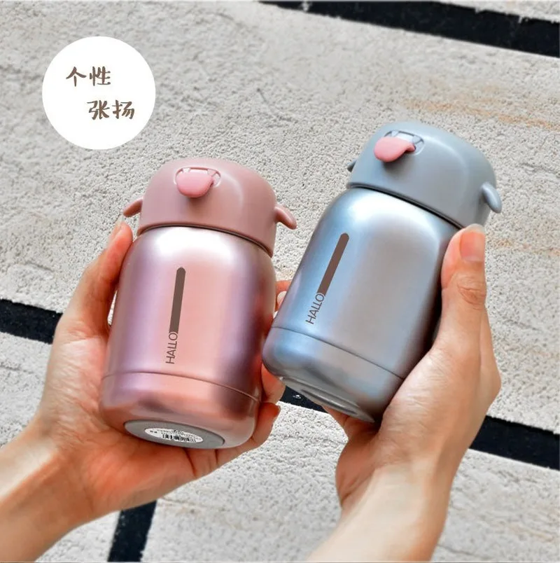 

Gift Mug Stainless Steel Cute Personality Cup Creative Korean Girl Portable Portable Cup