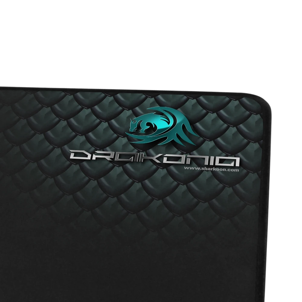Коврик для мыши Sharkoon Drakonia Gaming Mat текстиль, резина, 355 x 255 х 2.5 мм, цвет: черный с рисунком