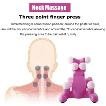 

Neck Shoulder Relaxation Non-slip Massager For Orthopaedic Upper Relief Spine Shoulder Neck Support Loose Pillow Pain Massa J6L3