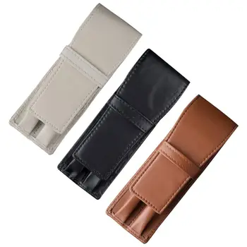 

Retro 2 Slots Fountain Pens Case Pencils Bag Writing Holder Supplies Accessories