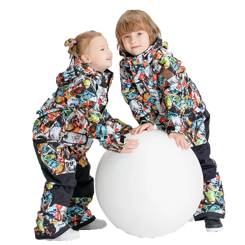 Skiing Snowboarding Clothing Children's Clothing Winter Winter Jumpsuit Girl Boy Aliexpress