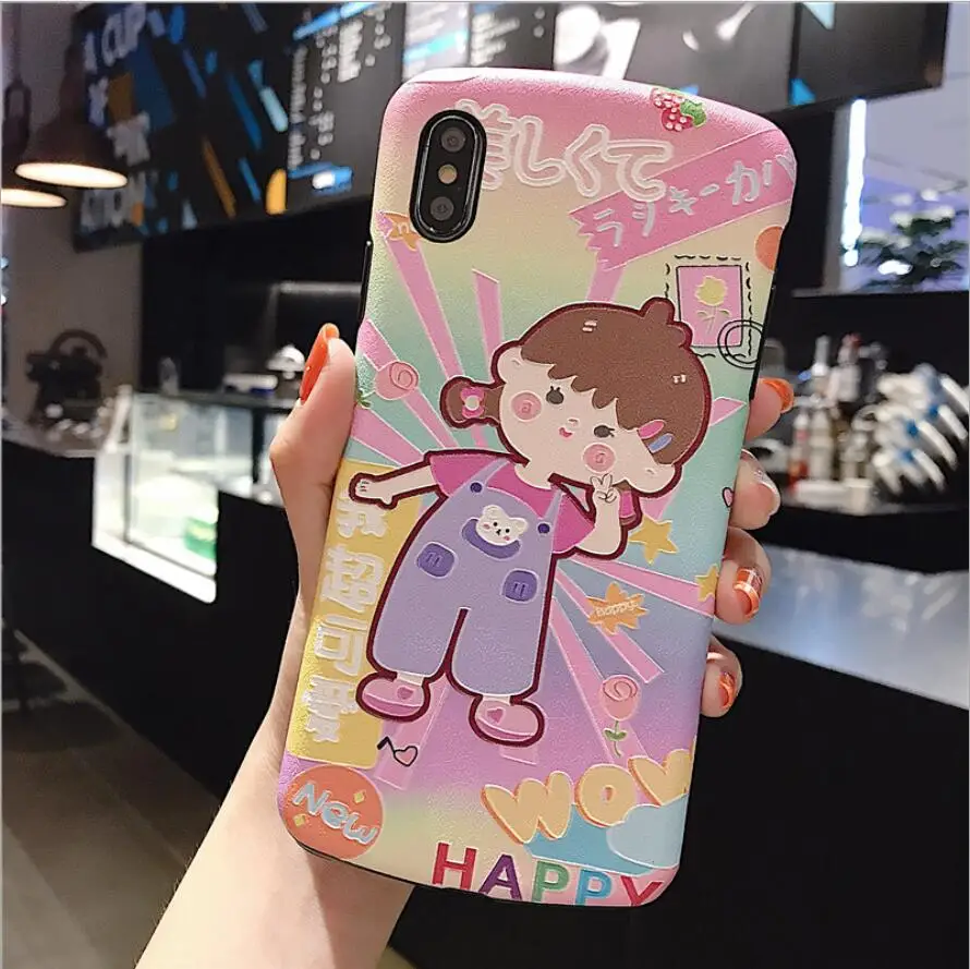 SC-2 Мягкий чехол из ТПУ с шелковым узором для телефона iphone 11 Pro XR чехол для iphone 6 6s 7 8 plus X s Xs max, простая задняя крышка с небольшой талией - Цвет: SC-2