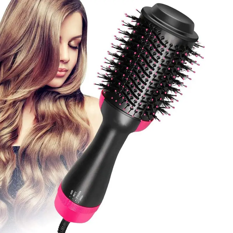 

4 In 1 Multifunctional Hair Dryer Volumizer Rotating Hot Hair Brush Curler Roller Rotate Styler Comb Styling Curling Flat Iron