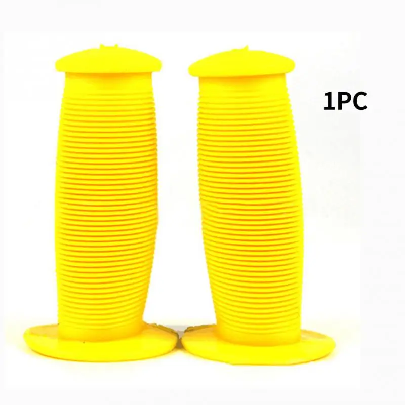1 Pair Locking Bicycle Handle Grips Covers Baby Carriages Children Kid Balance Car Small Wooden Bike Knob Silicone Anti Slip