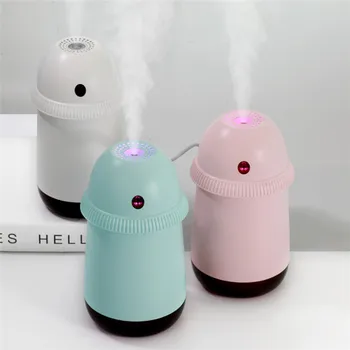 

280ML Air Humidifier USB Snowman Ultrasonic Aroma Diffuser Car Mist Maker with 7 Colors LED Lights Mini Home Office Air Purifier