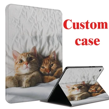 

For New iPad 10.2 inch model A2197 Cover, Personalized Retro Photo Leather Book Stand case for iPad 10.2 inch 2019 7th Gen case