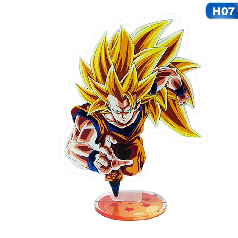 Dragon Ball Z акриловые базовые Фигурки игрушки модели Dragon Ball Супер Аниме фигурки дисплей акриловая подставка