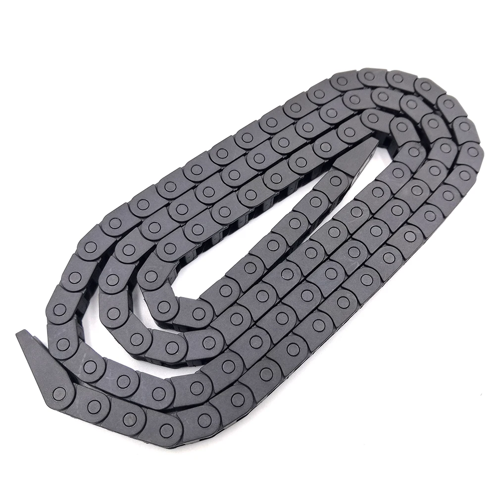 5x5mm Wire Carrier Cable Drag Chain 1 Meter for CNC Router Engraving Machine Roller Plastic Transmission Tanks plastic cable chain,cable carrier