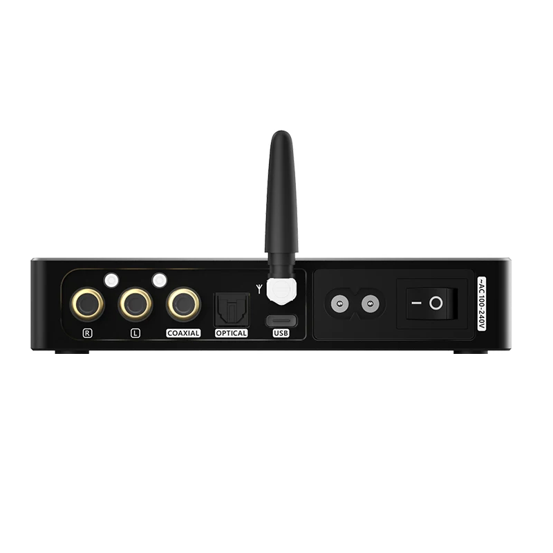 SMSL SU6 Digital to Analog Convertor (DAC) ES9038Q2M OPA1612*4 32Bit/768kHz DSD512 Bluetooth 5.0 SU-6 Desktop Mini Audio DAC