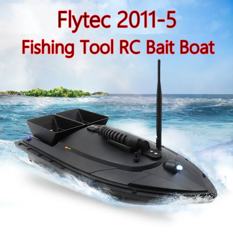 

Flytec 2011-5 Fishing Tool Smart RC Bait Boat Toys Fish Finder Ship For Fishing Double Motor Radio Remote Control Feeding Boat