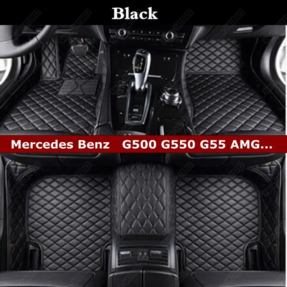 Роскошные кожаные автомобильные коврики для Mercedes Benz G500 G55 AMG G550 G63 AMG автомобильные коврики автомобильный коврик