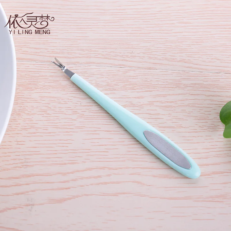 Yi ling Dream Stainless Steel si pi cha with Polishing Strip Dead Skin Remover Exfoliation Tool Manicure Stingy Wholesale L812