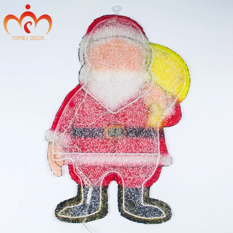 Toprex 2D Рождество Санта Клаус navidad наружные светодиодные украшения Рождественские