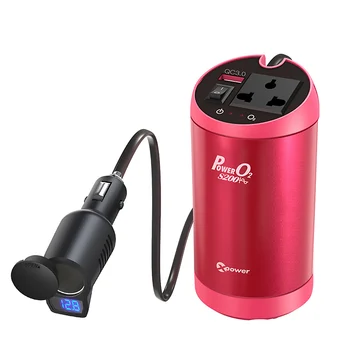 

SUNYIMA Two In One Pure Sine Wave Inverter Air Purifier DC12V 220V 200W Car Inverter USB 3A Converter For Car