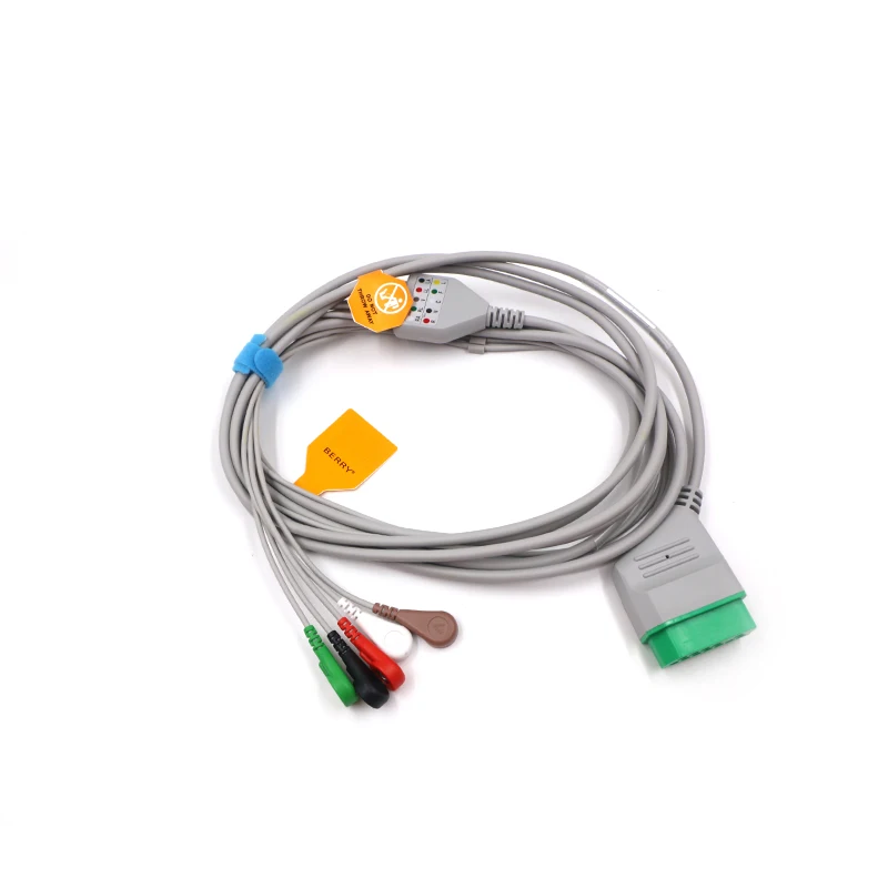 Быстрая! BERRY GE JC906 ECG кабель 5 свинец