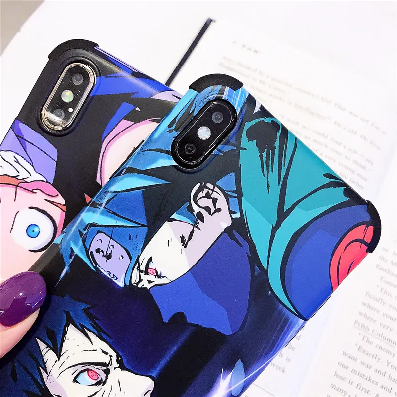 Kakashi Uchiha Obito чехол для iPhone 6 6s 7 8 plus X XR XS Max чехлы для телефонов Новейшие японские аниме Наруто мягкая ТПУ задняя крышка Coque