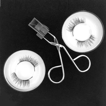 

1Set netic Eyelashes Clips Set 3D Mink Eyelash Extension No Glue Need Apply Eyelashes Reusable Lashes Extension Set