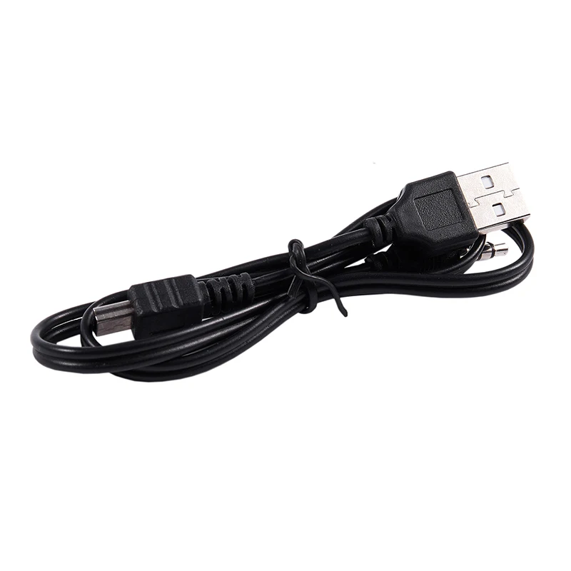 AAAE Top-USB 2,0 до Mini B штекер 3,5 мм разъем кабель для передачи данных и аудио 50 см/2" 5 шт. черный