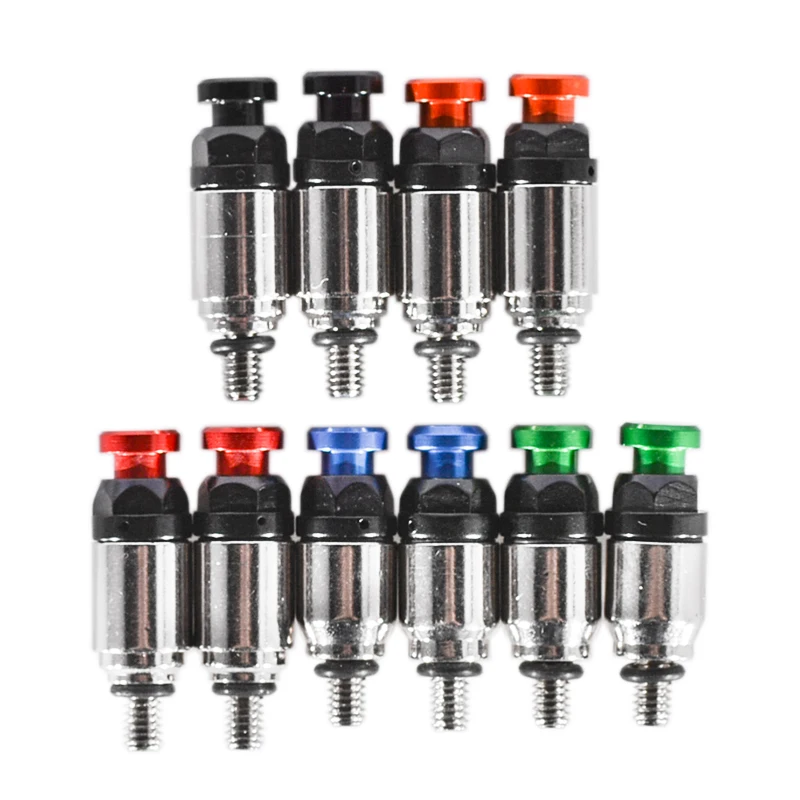 2Pcs M4 0.7mm Motorcycle Screw Front Fork Air Bleeder Relief Air Valve