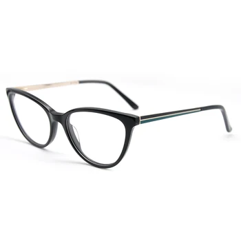 

KANDREA Cat Eye Woman Eyeglasses Frame 2020 Fashion Clean Lens Eyewear Frames for Women Anti Blue Ray Lady Computer Spectacles