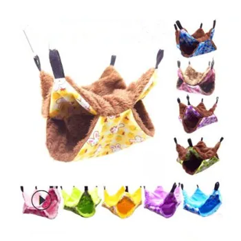 

Small Pet Warm Double Layer Hammock Small Pet Hammock Hanging Squirrel Sleeping Bag Chinchilla Squirrel Hamster Warm Bed