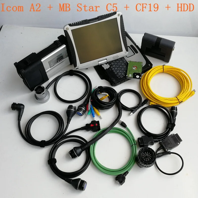 Инструмент для автоматической диагностики MB Star C5 и Icom A2 B C BM W с 2 программным